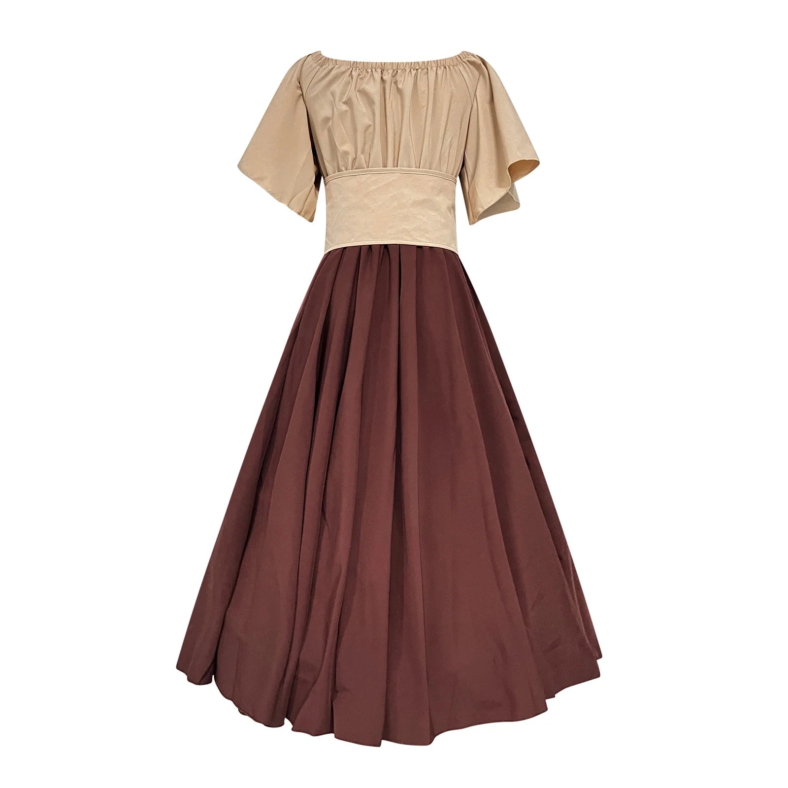 Renaissance Dress Women,Womens Renaissance Costumes Medieval Irish Traditional plus Size Dresses Ruffle over Dress Corset Retro Cosplay Gown