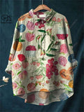 3D Floral Open Tube Shirt for Bold Summer Vibes